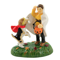 (52208) Department 56 Accessory Snoopy's Treat, No Tricks, 3.50 Inch, Peanuts Halloween 6007647