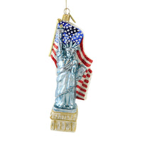 (52218) Huras Statue Of Liberty, 7.50 Inch, Ornament Patroitic Rwb Freedom S737