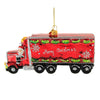 (52224) Huras Family Christmas Big Rig, 3.25 Inch, Ornament Semi Truck Trucker S801