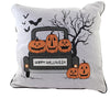 (52317) C & F Spooky Time Pillow W/ Led Light, 17.00 Inch, Jack-O-Lantern C842982501