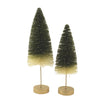 Christmas Red/Green Bottle Brush Trees - - SBKGifts.com