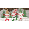 (52481) Christmas Gnoel Gnomes Sassfrass Mat, 0.25 Inch, Christmas Winter Peace Cheer 431873