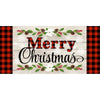 (52492) Christmas Christmas Sentiments Mat, 0.25 Inch, Sassafras Merry Poinsettia 431881