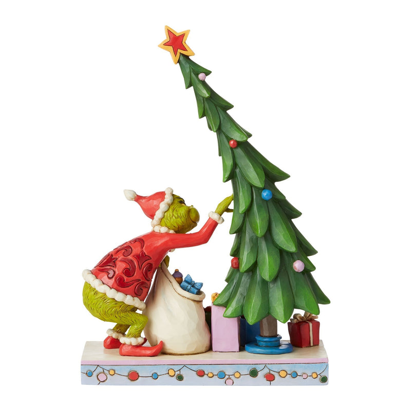 Jim Shore Grinch Un-Decorating Tree - - SBKGifts.com