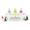 (52595) Santa Land Yuletide Confetti Bells Set / 3, 4.00 Inch, Ornament Christmas Set Boxed 21E1000