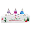 (52598) Santa Land Yuletide Celebration Bells S/3, 4.00 Inch, Ornament Christmas Set Boxed 21E1030