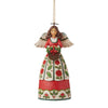 (52613) Jim Shore Christmas Floral Angel, 5.00 Inch, Christ Mas Santa Flowers 6009456