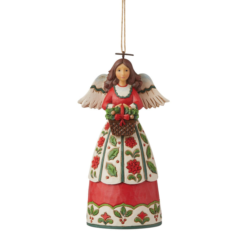 5.00 Inch Christmas Floral Angel Christ Mas Santa Flowers 6009456 (52613)