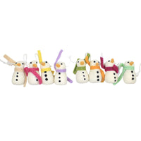 (52657) Christmas Merry And Bright Garland, 45.00 Inch, Snowmen Winter Cd1420