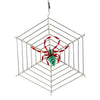 (52712) Santa Land The Beaded Christmas Spider, 8.00 Inch, Ornament Web Czech Luck 21R1020