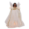 (52736) Tree Topper Finial Dark Skin Angel Tree Topper, 16.00 Inch, Lighted Electric Ul2230