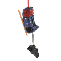 Holiday Ornament Hiking Backpack & Boots - - SBKGifts.com