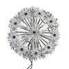 (52830) Tree Topper Finial Tinsel Snowflake Tree Topper, 5.50 Inch, Electric Finial Ul0161m