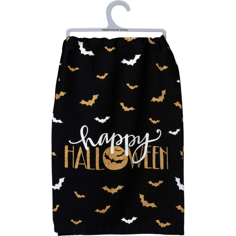 Decorative Towel Eat Drink Scary Happy Halloween - - SBKGifts.com