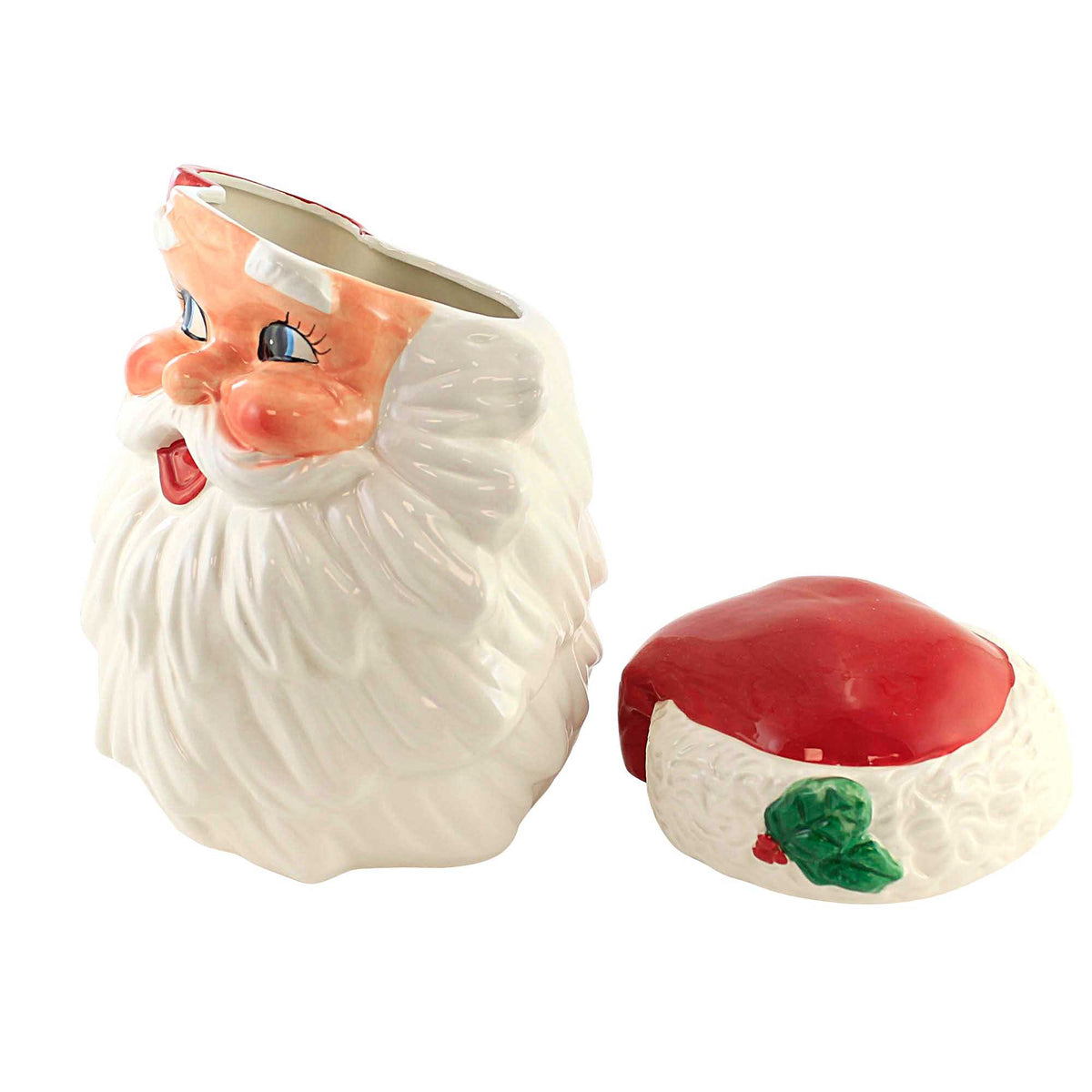 Transpac Retro-Looking Santa Cookie Jar - - SBKGifts.com