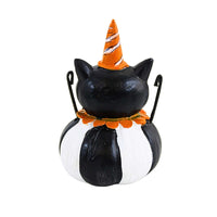 Transpac Pumpkin Peeps Cat Shelf Sitter - - SBKGifts.com