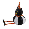 Transpac Pumpkin Peeps Cat Shelf Sitter - - SBKGifts.com