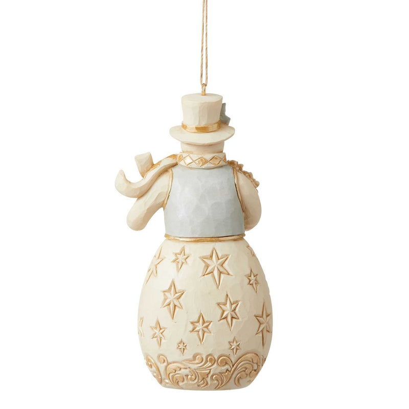 Jim Shore Snowman Holding Flowers - - SBKGifts.com