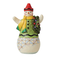 (53221) Jim Shore Color Me Merry, 7.25 Inch, Crayola Snowman 6009134