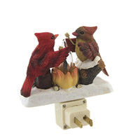 Christmas Cardinal Campfire Night Light - - SBKGifts.com