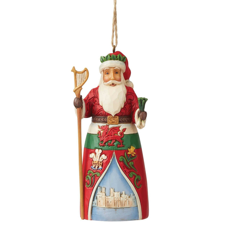 4.50 Inch Welsh Santa Ornament Heartwood Creek 6009465 (53237)