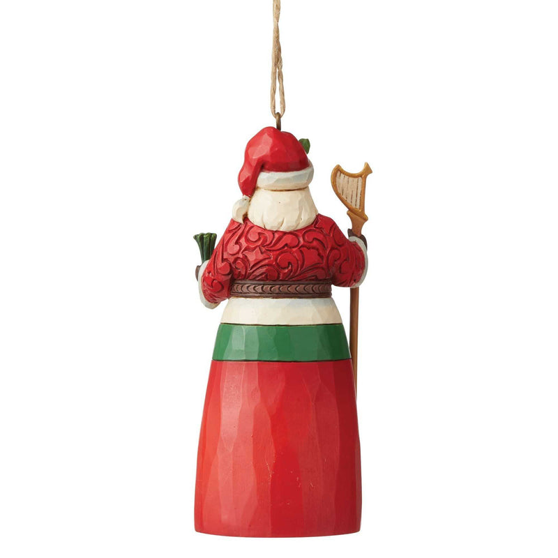 Jim Shore Welsh Santa Ornament - - SBKGifts.com