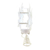 Tree Topper Finial Led White Snowflake Tree Topper - - SBKGifts.com