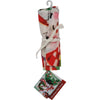 Decorative Towel Retro Snowman With Puppy - - SBKGifts.com