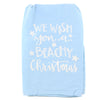 (53289) Decorative Towel Wish You A Beachy Christmas, 28.00 Inch, 100% Cotton Kitchen Ocean Sand 100525