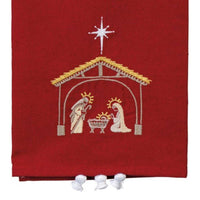 Decorative Towel O Come Let Us Adore Him - - SBKGifts.com