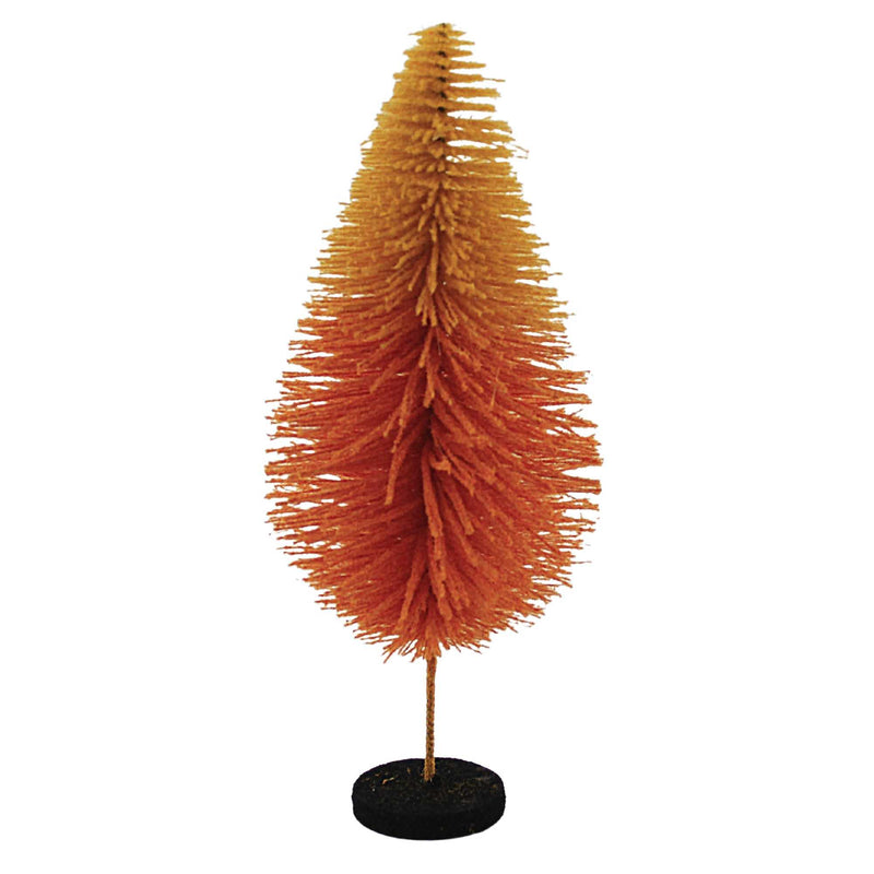 9.50 Inch Halloween Sisal Orange Tree Bottle Brush Em2346o (53306)