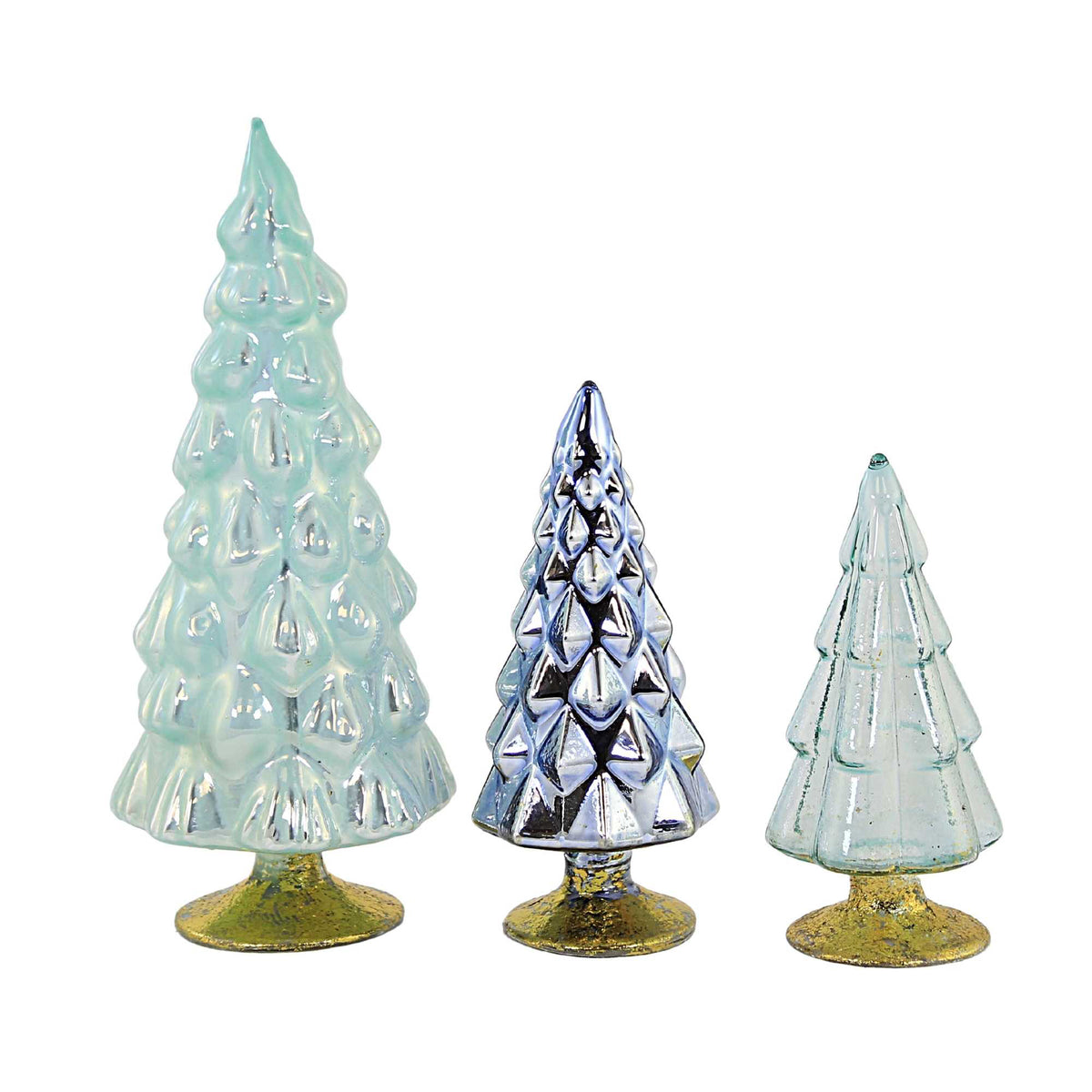 Cody Foster Small Hue Trees Snowfall Set / 3 - - SBKGifts.com