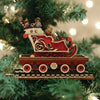 Ginger Cottages North Pole Express Sleigh Car - - SBKGifts.com