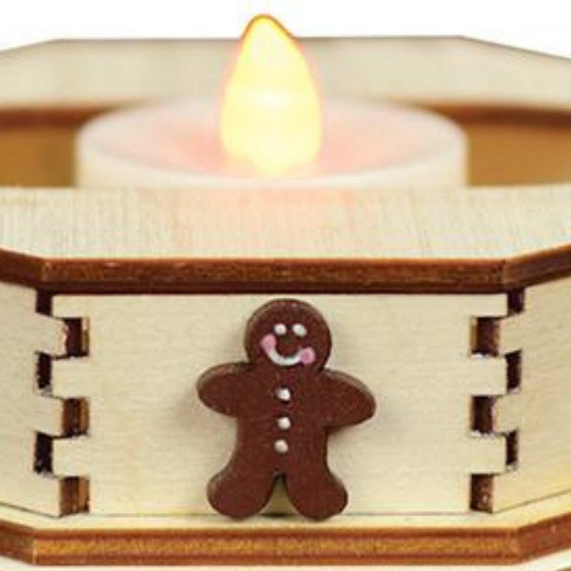 Ginger Cottages Snowflake Tealight Display - - SBKGifts.com