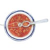 (53422) Holiday Ornament Very Merry Alphabet Soup, 1.50 Inch, Christmas Lunch Bowl Spoon Go8188