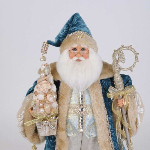 Christmas Ocean Blue Santa - - SBKGifts.com