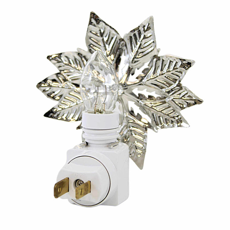 Ganz Poinsettia Night Light - - SBKGifts.com