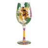 (53476) Tabletop Drink Happy Thoughts, 7.75 Inch, Wine Glass 6010152