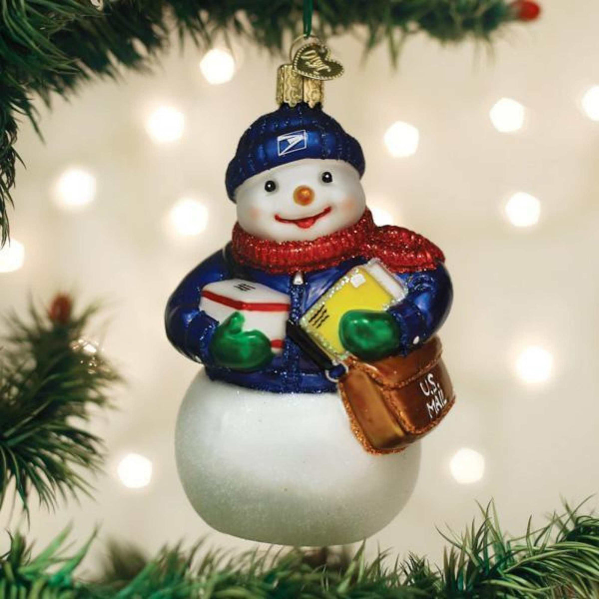 Old World Christmas Usps Snowman - - SBKGifts.com