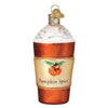 (53535) Old World Christmas Pumpkin Spice Latte, 4.25 Inch, Drink Star Fall 32478