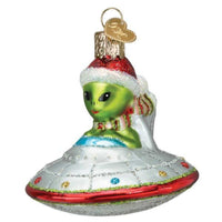 (53539) Old World Christmas Christmas Ufo, 3.50 Inch, Ornament Aliens Space 46105