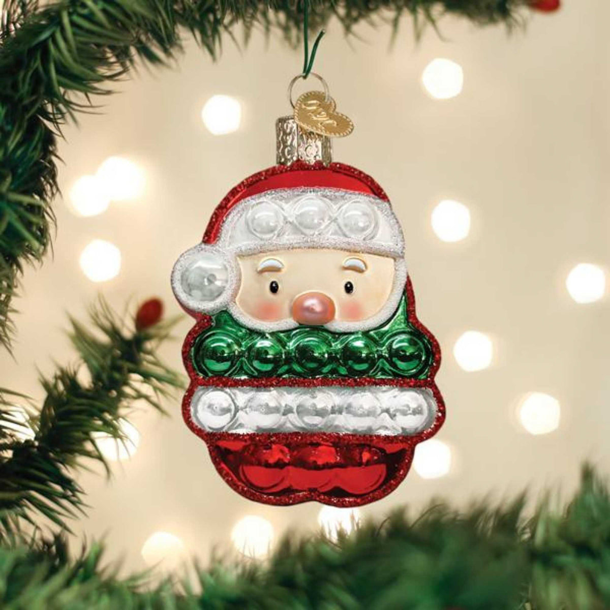 Old World Christmas Santa Popper - - SBKGifts.com