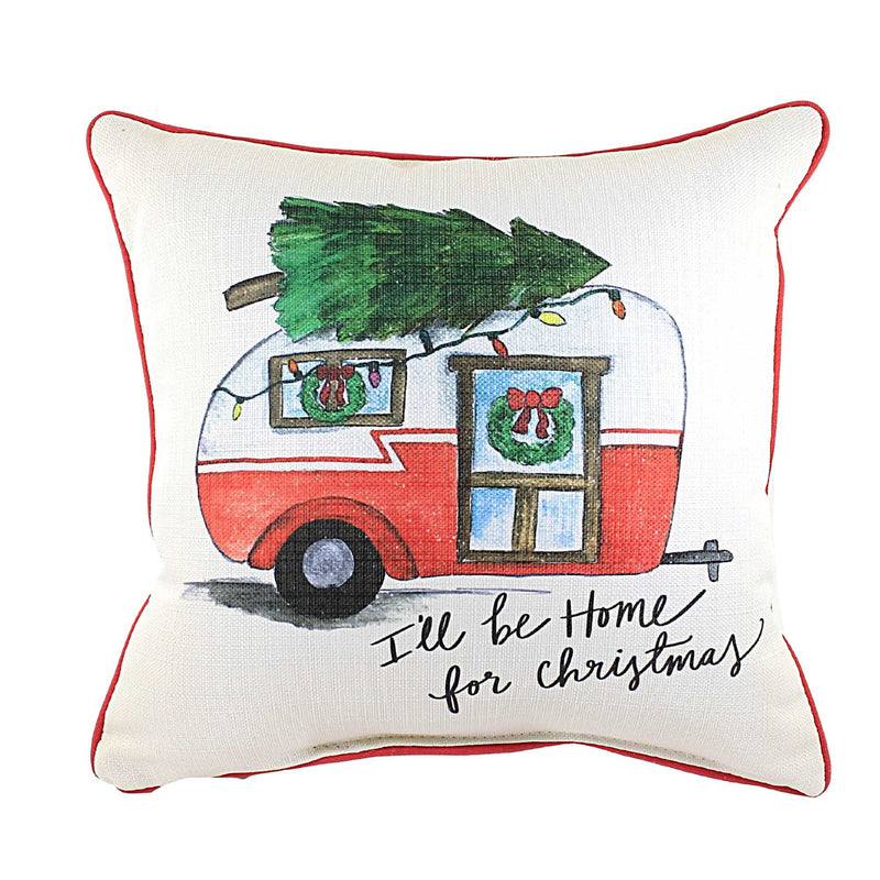 16.00 Inch I'll Be Home For Christmas Camper Home Decor Chr0180 (53578)