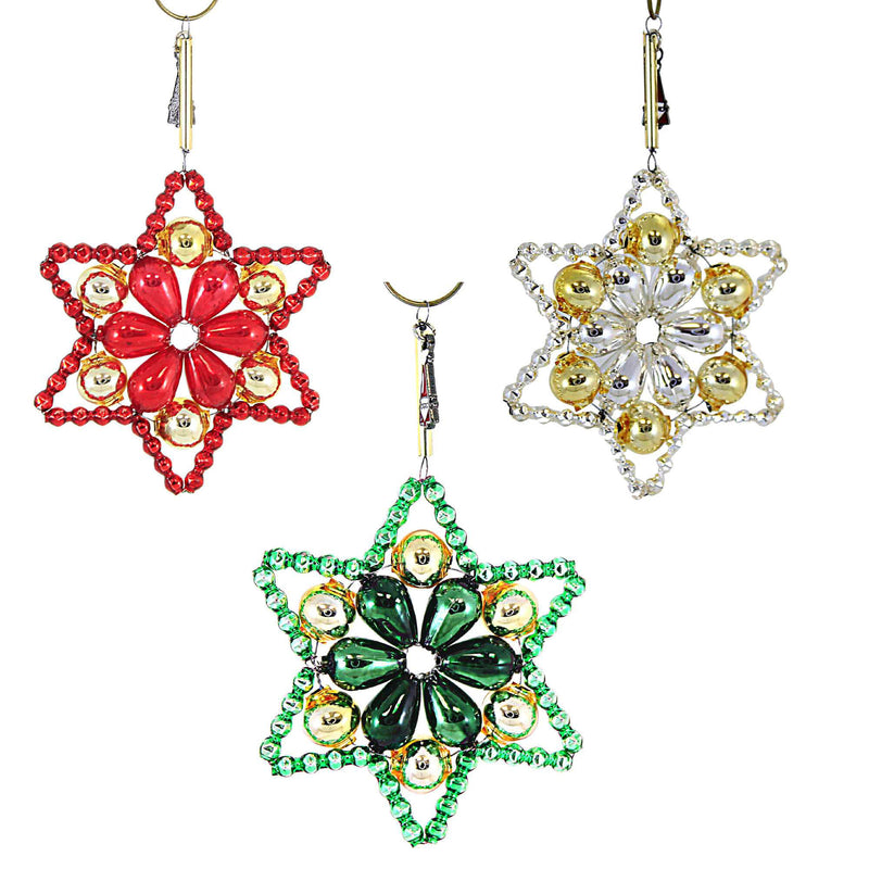 (53584) Santa Land Stars Of Christmas, 3.50 Inch, Beaded 21R1080