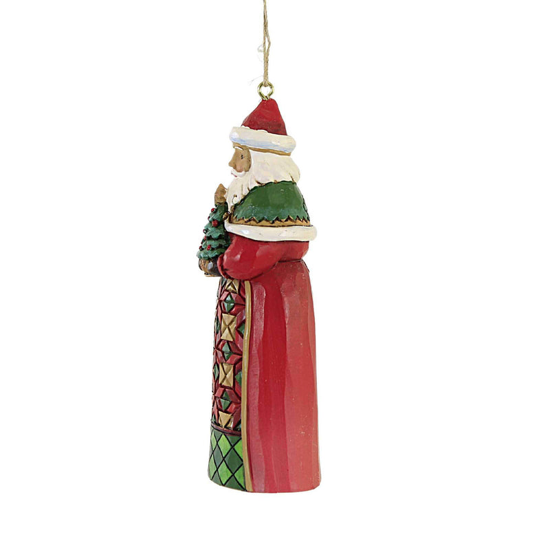 Jim Shore Santa Holding Tree. - - SBKGifts.com