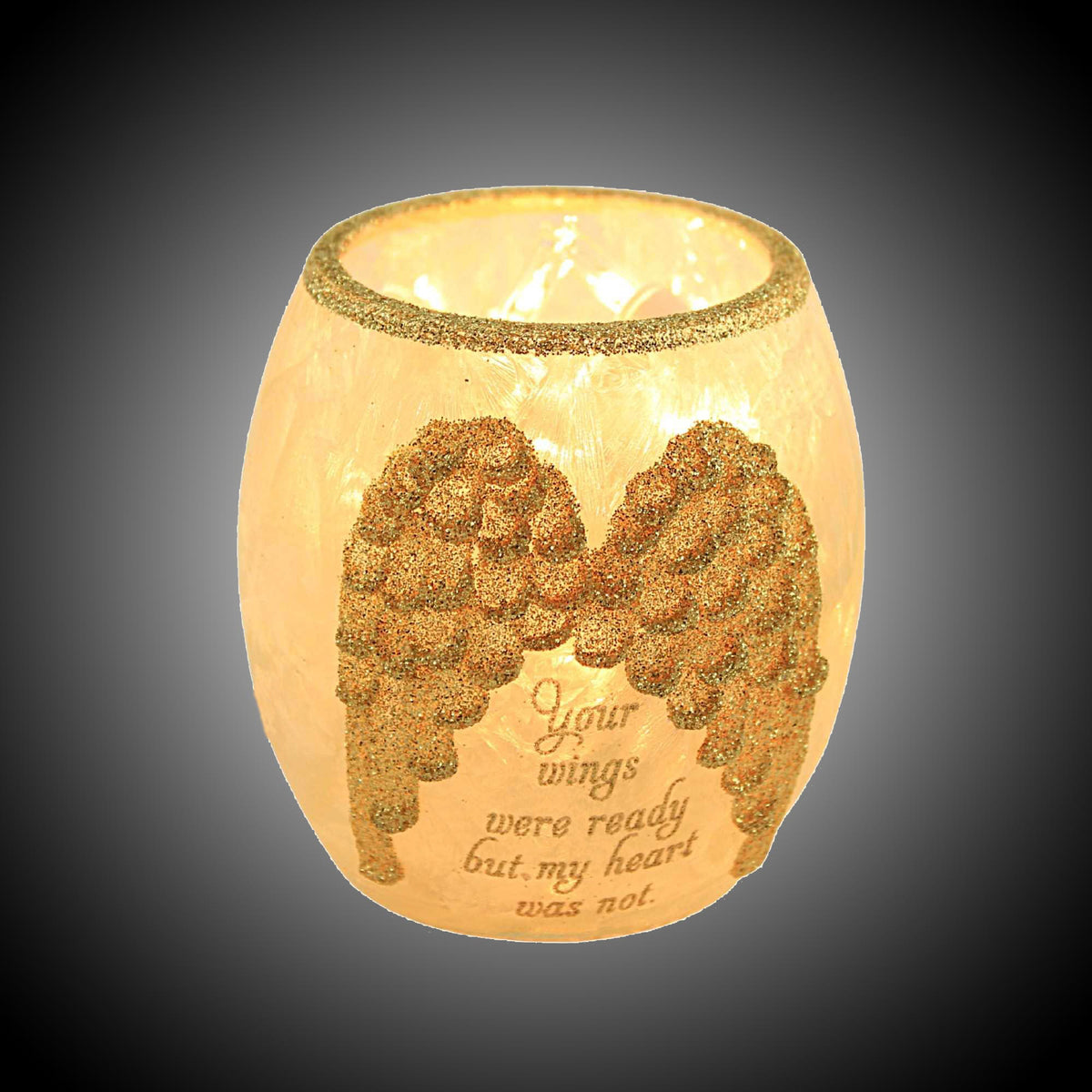 Stony Creek Angel Wings Pre-Lit Votive - - SBKGifts.com