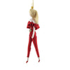 De Carlini Italian Ornaments Valentina In Red Pants - - SBKGifts.com