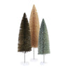 (53721) Christmas Champagne Rainbow Trees, 24.00 Inch, Bottle Brush Pink Green Ms6639c