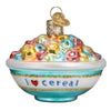 (53774) Old World Christmas Bowl Of Cereal, 2.50 Inch, Ornament Breakfast 32477