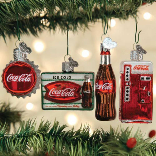 Old World Christmas Coca Cola Mini Diner Set - - SBKGifts.com